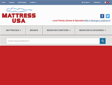 Tablet Screenshot of mattressusaatlanta.com
